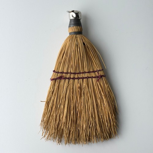 Vintage Whisk Broom Rustic Straw Handheld Brush Primitive Old World Cottagecore