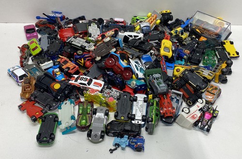 Hot Wheels Diecast Car Lot Mixed Brands Approximately 100 Vehicles