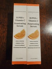 Super Vitamin C Penetrating Serum 2-Pack Vitamin C 1.7 oz Each New Sealed