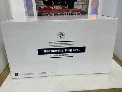 1:24 FRANKLIN MINT  S11E295 MASON 1963 CORVETTE STING RAY LE 129/750