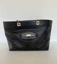 GUCCI TASCHE SHOPPER VINTAGE GG MONOGRAM LEDER GUCCISSIMA SCHWARZ ENTRUPY CERTIF