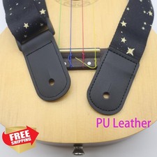 RAUYIVANY Ukulele Strap Star Pattern Woven 28-50 in
