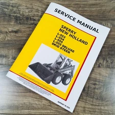New Holland L553 L554 L555 Skid Steer Loader Service Manual Repair Shop Workshop