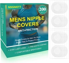 Nipple Covers Men,400Pcs 200 Pairs Anti-Chafing Nipple Covers for Men