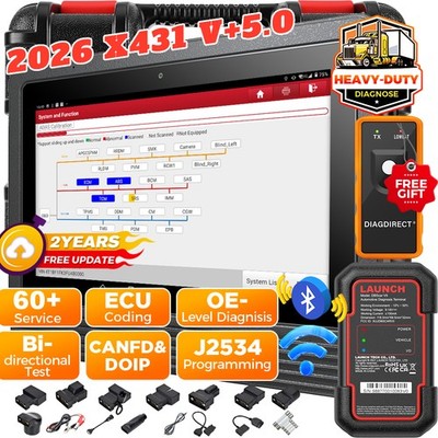 LAUNCH X431 PRO3S+ V5.0 Elite V+5.0 Bidirectional Diagnostic Scanner Key Coding