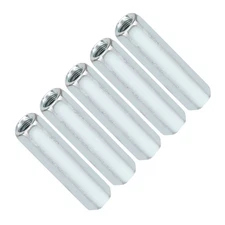 5pcs M6 * 40 Long Rod Nut Hex Hexagonal Sleeve Nut Standoff Threaded