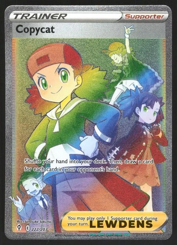 Copycat - 222/203 - Secret Rare - Evolving Skies - Pokemon Card