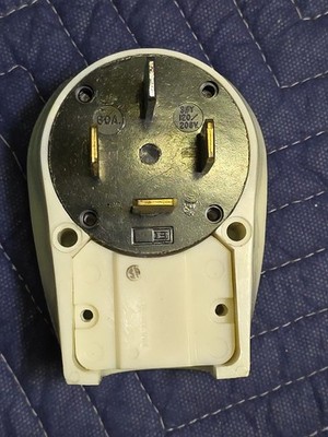 Bryant 8362Anpb Straight Blade Plug, 18-60P, 60 A, 120/208V Ac, 4 Pole, Screw