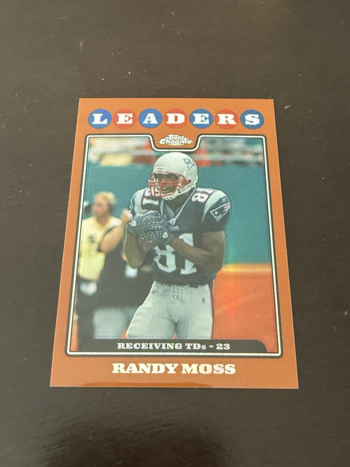 Randy Moss 2008 Topps Chrome Copper Refractor #13/425