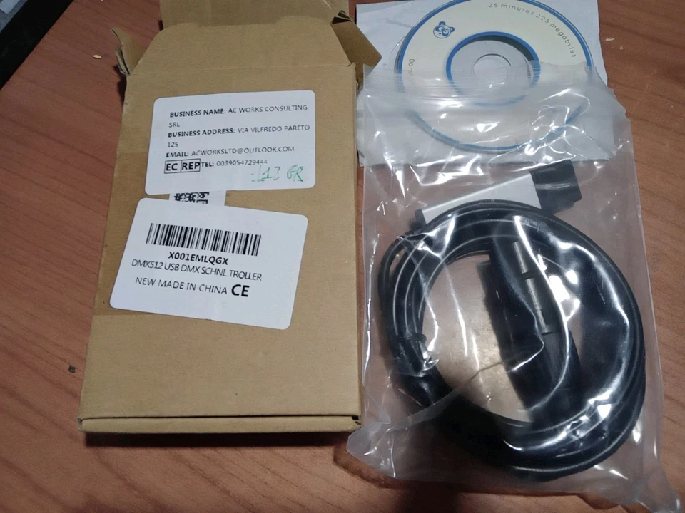 Interfaccia DMX512 USB - Controller LUCI e FARETTI per Computer - Immagine 2 di 4