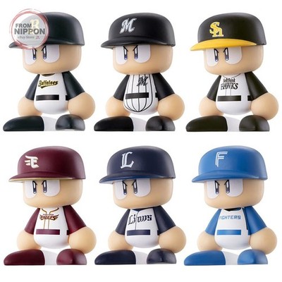 Sammelfiguren Set 6 Typen ''PowerPro-kun Narabundo. Pacific League''