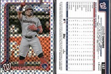 ⚾️ 2025 Topps Chrome - Andres Chaparro RC Nationals #187 X-Fractor