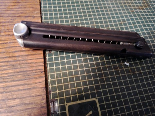 original german luger magazine from a black widow gun