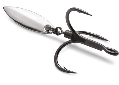 VMC 7548BDBN TR Bladed Hybrid Treble Hook Short 2 pack Pick Size Color BN or TR