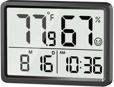 Room Thermometer Indoor - Hygrometer Temperature and Humidity Monitor with Hi...