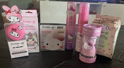 Le Crème Hello Kitty Themed Skincare/Makeup Bundle NEW SEALED MSRP $123.58