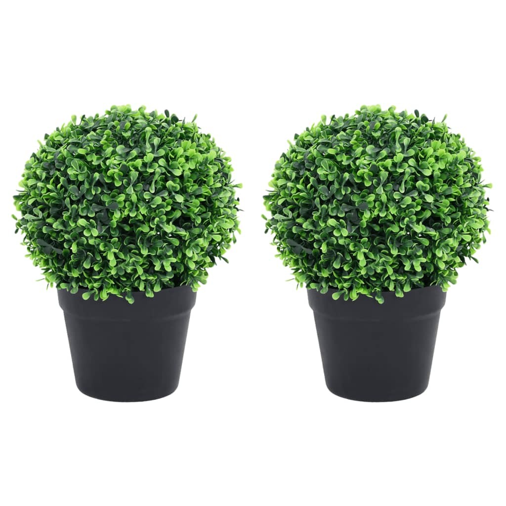 Set 2 Sfere Bosso Artificiale vidaXL 32cm - Arredo Esterno e Interno