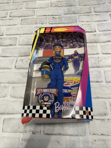 Barbie Collector Edition NASCAR 50th Anniversary Mattel New In Box NIB 1998 Vtg