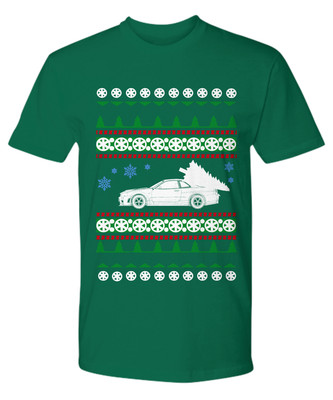 Nissan Skyline R34 GTR Ugly Christmas Sweater - Premium Tee