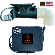 Automatic Feeder, Food Dispenser for Small and Large Animals with WiFi Timer Kit