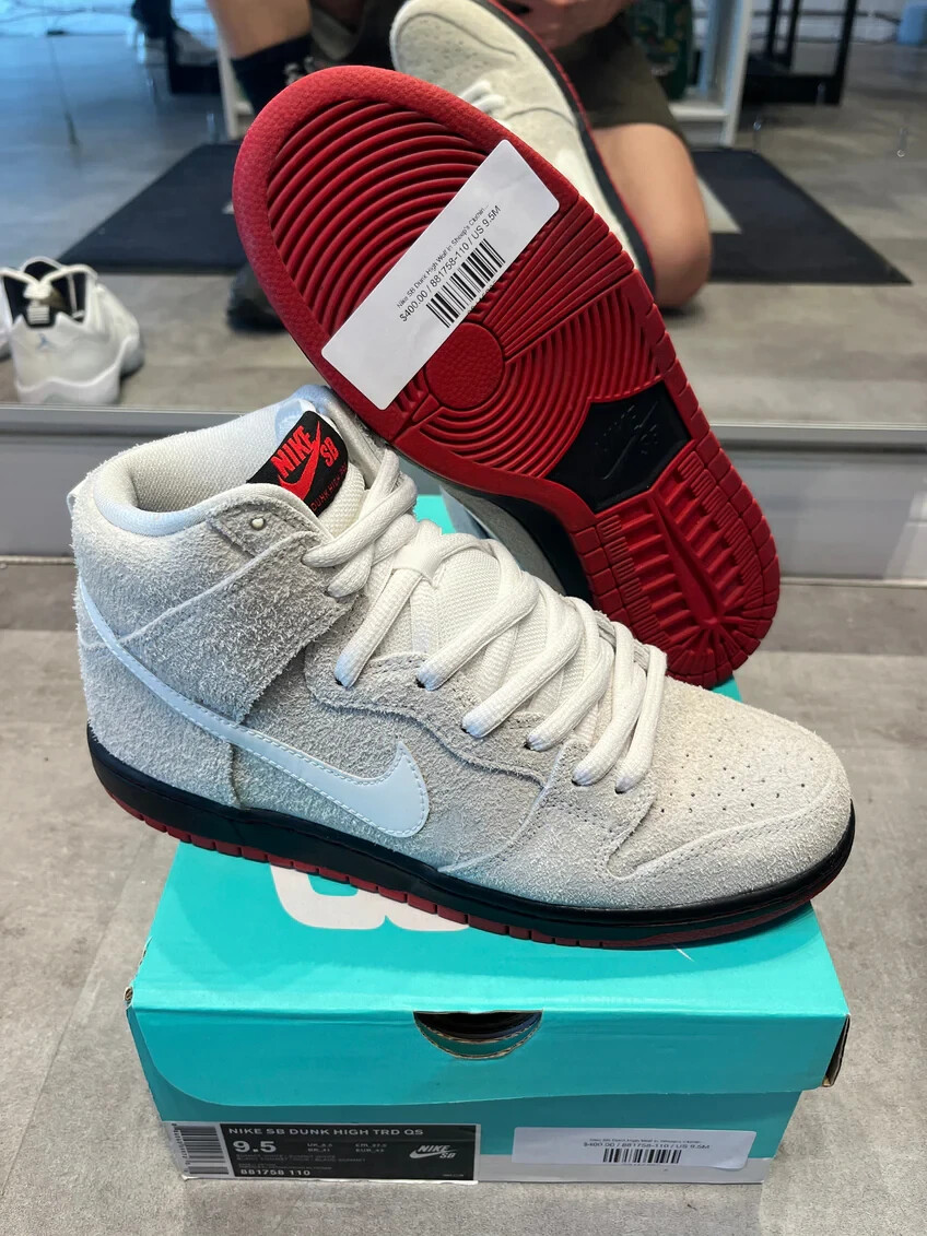 Used Nike SB Dunk High Wolf in Sheep's Clothing 881758-110 Size 9.5 SHIPS FAST