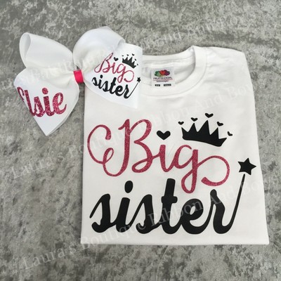 personalised big sister little sister outfits