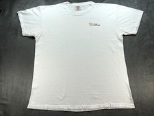 VINTAGE MICROSOFT OFFICE SYSTEM Servers White XL Computer Shirt PROMO Word Excel