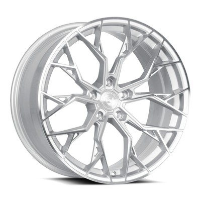 Dolce Performance Aria 19x9.5 5x120 +40et 72.56 Gloss Silver Machined Face Wheel