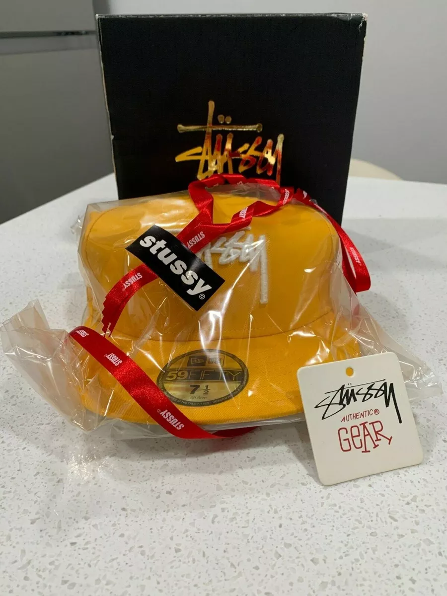 Stussy x New Era Yellow Hat 7