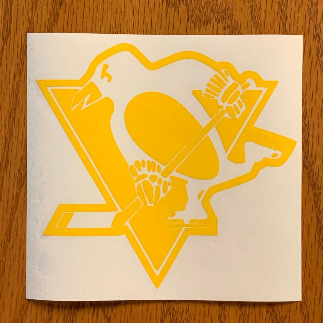 PITTSBURGH PENGUINS vinyl decal sticker 6"x5.5" eBay
