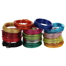 Bütic Alu Draht - Schmuckdraht - Biegedraht - Basteldraht Ø 2mm