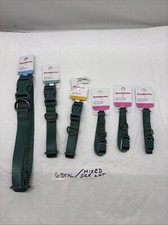 6 x Botas y Barkley Collares Ajustables para Perros LOTE TAMAÑO MIXTO VERDE (B39