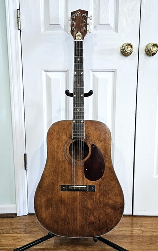 Vintage Kay Acoustic Guitar - Production Code L 9204 - Natural