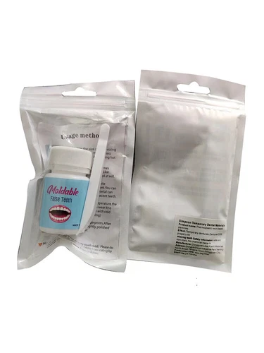 Temporary Tooth Repair Kit Resin Fix Broken False Teeth Fill Gaps Dental Denture - Bild 3 von 9