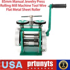 85mm Manual Jewelry Press Rolling Mill Machine Tool Wire Flat Metal Sheet Roller