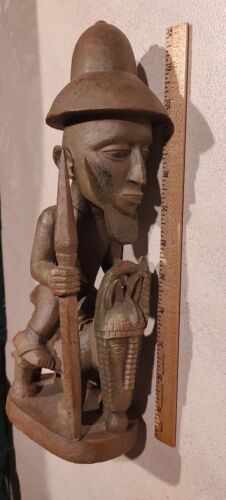 Boltze Gruppe Yoruba Ibeji 12 cali figurka na koniu Nigeria Niemcy  - Zdjęcie 1 z 11