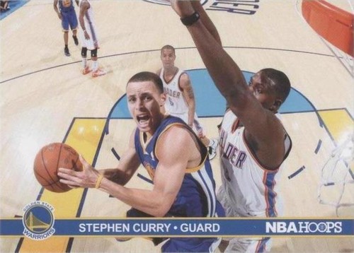 2021-22 Panini NBA Hoops Stephen Curry SLAM!!! SSP HOLO