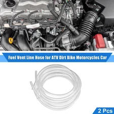 2 Pcs Fuel Vent Line Hose Tube 79" Universal for ATV Dirt Bike Go Kart Clear