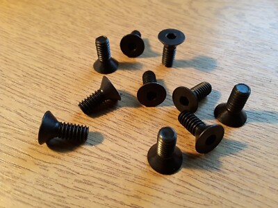 1/4 Zoll - 20 x 5/8 Zoll BSW WHITWORTH SCHWARZ STAHL STECKDOSE INBUSSENKSCHRAUBE Menge 10
