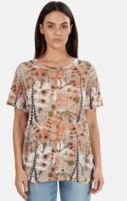 IRO CLAY VALENTINO TIE DYE TEE - MULTI NWT Size Small