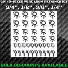 1960-1994 K10 Blazer Interior Engine Harness Wire Loom Clip Clamp Retainer KIT
