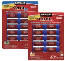 Kirkland Quit 4mg or & 2mg  Cherry Nicotine Polacrilex 270 Pieces  Ex. 4-2027