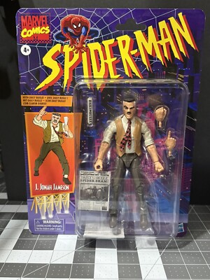 J. JONAH JAMESON Marvel Legends Spider-Man Animated Series Retro Collection