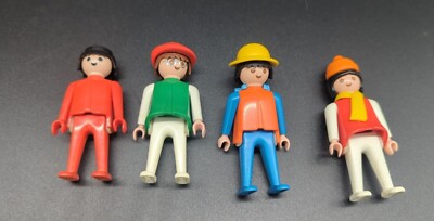 Lot Of 4: 1974 Vintage Playmobil Geobra Figures Toys | eBay
