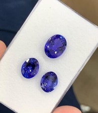 6Ct Natural Oval Cut Blue diamond CERTIFIED D Grade VVS1 1 Free Gift 3Pc