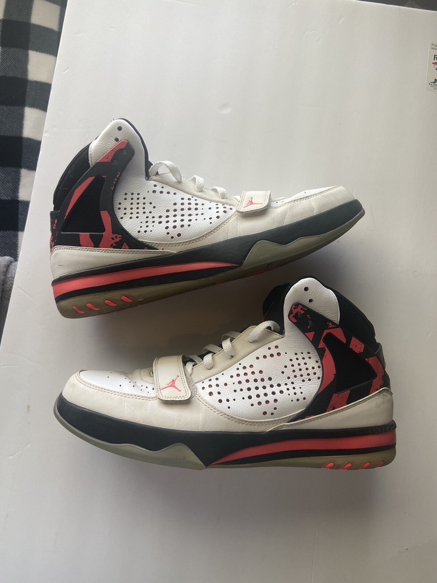 2013 Nike Air Jordan Phase 23 Hoops White Infrared Black Size 13