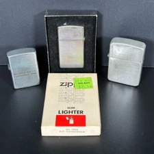Vintage FLIP TOP Lighter Lot of 3 Zippo Idealine Storm King PARTS or COLLECTION
