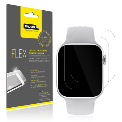Schutzfolie für Iwo Watch 7 Pro inkl. Rundung 3D Full Cover Flex Folie Display