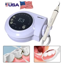 Portable Dental Ultrasonic Scaler w/5*Tips fit EMS WOODPECKER Cavitron Handpiece