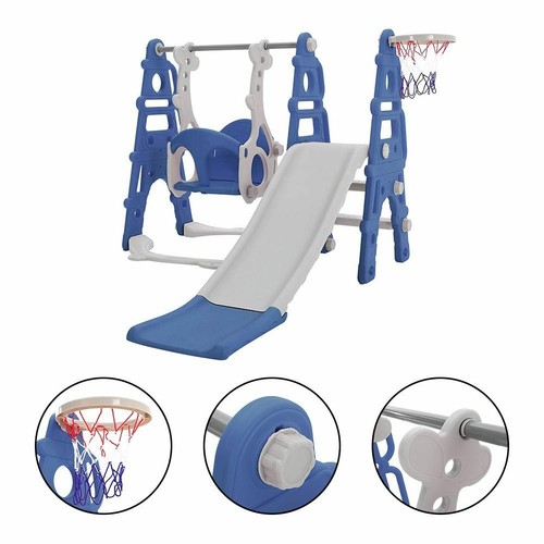 Toddler Garden Swing Slide & Climber Set Kids Baby Indoor Outdoor Playground Toy - Picture 8 of 16